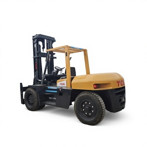 Japan Original TCM 100 10Tons Three Masts Diesel <b>Forklift</b> Counterbalance <b>Forklift</b> - Product Image 1