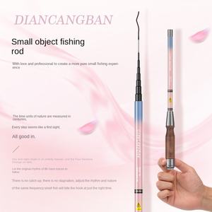 Wew Portable carbone canne à pêche pour enfants Mini section courte carpe bande blanche Camping cheval bouche torchidée petit ruisseau pêche - Product Image 1