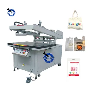 Factory Outlet Price Flat Bed Screen Printing Machine Oblique Arm Flatbed Machine For Sale