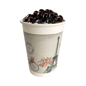 Patrón personalizado <span class=keywords><strong>de</strong></span> alta calidad, recubrimiento <span class=keywords><strong>de</strong></span> impresión a todo color, taza <span class=keywords><strong>de</strong></span> té <span class=keywords><strong>de</strong></span> papel para la leche, taza <span class=keywords><strong>de</strong></span> <span class=keywords><strong>café</strong></span>, tazas <span class=keywords><strong>de</strong></span> papel con logotipo personalizado, 8oz - Product Image 1