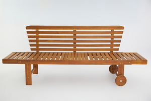 เฟอร์นิเจอร์เก้าอี้อาบแดดเฟอร์นิเจอร์โซฟาลานไม้เนื้อแข็งเฟอร์นิเจอร์ไม้สักกลางแจ้ง - Product Image 3