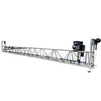 Máquina Niveladora de Concreto de Superficie SME-600, Regla Vibratoria de Armazón para GX160 5.5HP, Regla Plana con Marco de Aluminio para Construcción