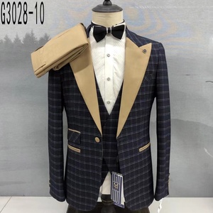 Traje de Boda para Hombre al por Mayor, Trajes Sastre Elegantes, Blazer para Hombre, Corte Slim Fit, Conjunto Premium de Tres Piezas para Hombre M137 - Product Image 2