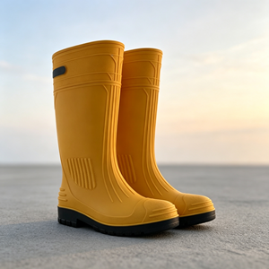 <span class=keywords><strong>Bottes</strong></span> <span class=keywords><strong>de</strong></span> <span class=keywords><strong>pluie</strong></span> antidérapantes, imperméables, résistantes à l'huile, anti-perforation, antistatiques, en PVC avec embout acier, longueur genou, <span class=keywords><strong>pour</strong></span> travailleurs - Vente flash - Product Image 4