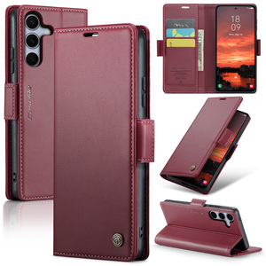 <span class=keywords><strong>Caseme</strong></span> PU Flip Card Holder Housse de téléphone pour Samsung Galaxy S23FE/S24/S25 Edge/S25FE/A36/A56/A26/A16 - Product Image 1