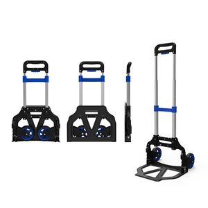 Keranjang <span class=keywords><strong>Dolly</strong></span> lipat kompak kapasitas 60kg troli tangan dengan roda senyap & halus - Product Image 6