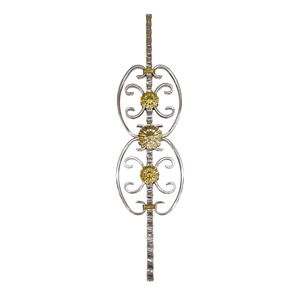 Diseño moderno Valla de acero inoxidable Adornos Escaleras Parrilla para Cumbi nigeriano Precio de fábrica Aplicación <span class=keywords><strong>Escalera</strong></span> - Product Image 3