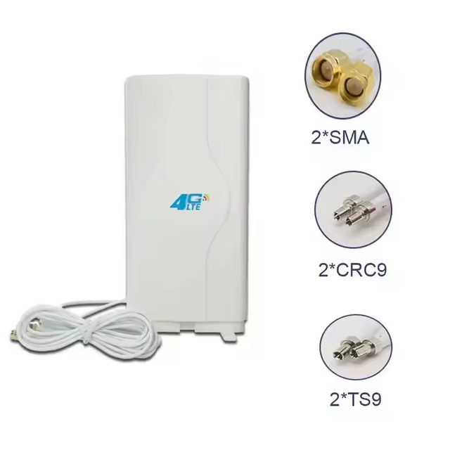 2025 New Style 3g 4g Lte Mobile 700_2600mhz S-MA CRC9 TS9 Male Connector Booster Mimo Panel Antenna Hot