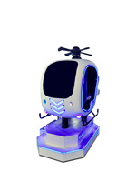 Simulador de Jet de Combate Comercial con Gafas VR, Cabina de Vuelo Individual, Máquina de Juego de Combate Aéreo 9D para Parque de Atracciones