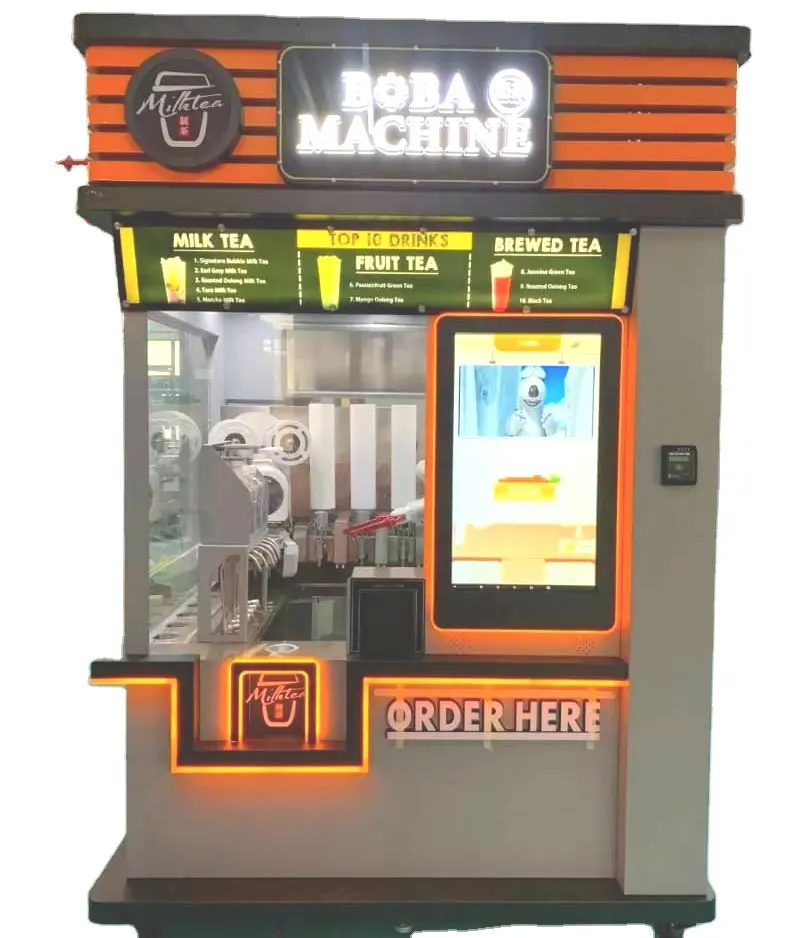 Offre spéciale bras robotique commercial distributeur automatique robot de café distributeur automatique robot de thé à bulles