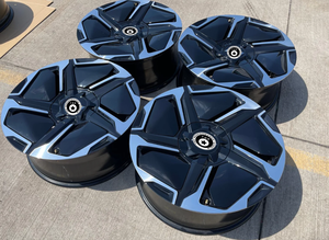 ล้อรถยนต์ trz <span class=keywords><strong>18</strong></span> 20 22 24นิ้วล้อและ<span class=keywords><strong>ยาง</strong></span>ขนาด6X139.7 8x165เงาล้อโครเมี่ยมสีดำสำหรับ Chevy Silverado Sierra Hummer 2500 - Product Image 4