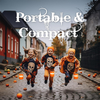 Richshining Décorations Halloween Lanterne Multiple-Jack Citrouille Lumières IP65 Rated Plastic Pumpkin Lamp Décorations