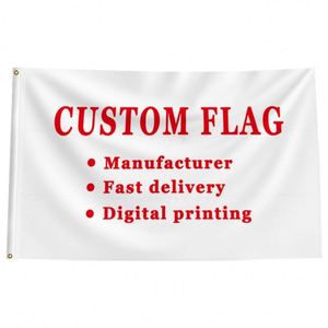 Hot Sell Custom <b>Flags</b> and Banners Outdoor Knitted Polyester Digital Printing Promotional Events Fast Delivery - Product Image 1