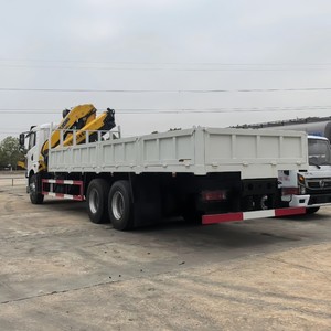 Camion grue à flèche télescopique FAW 6x4 de 12 tonnes et 16 tonnes avec flèche longue à 5 sections pour travaux d'ingénierie - Product Image 4