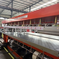 Línea de Producción de Láminas Corrugadas de PP, Máquina para Fabricar Tableros de Rejilla de PP Virgen y Reciclado para Cajas de Embalaje