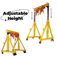 Équipement de levage léger, facile à démonter et à transporter sur différents sites, grue à portique portable réglable