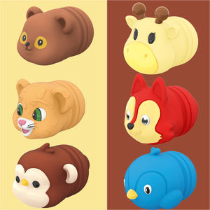 สินค้ามาแรง ของเล่นบล็อกกาวนุ่มรูปสัตว์น่ารัก ของเล่นเสริมพัฒนาการเรียนรู้ตัวเลข ทำจากซิลิโคน กดเล่นได้ - Product Image 5