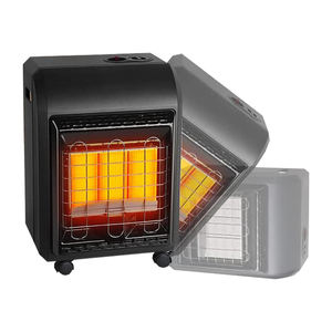 Calentador <span class=keywords><strong>de</strong></span> <span class=keywords><strong>gas</strong></span> vivo <span class=keywords><strong>de</strong></span> 4200W, recubrimiento <span class=keywords><strong>de</strong></span> hierro <span class=keywords><strong>de</strong></span> fácil montaje para venta al por mayor, tamaño Mini portátil, precio barato con ruedas, calentador móvil CE - Product Image 3
