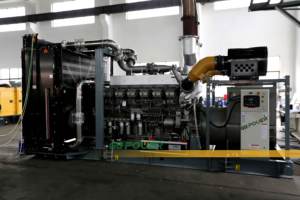 מיצובישי 1650kva דיזל גנרטור כוח פתוח טנק מאוורר רדיאטור מים קירור 40hq - Product Image 3