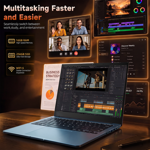 Nouvel ordinateur portable à grand écran de 18,5 pouces, <span class=keywords><strong>Intel</strong></span> Core I3-10100Y, 8 Go de RAM, 256 Go de SSD, FHD IPS, WiFi 6, ordinateur portable professionnel, Windows 11 Home OEM - Product Image 5
