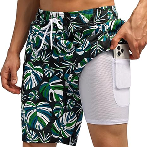 Short d'entraînement de performance avec ligne respirante, évacuant la sueur, short de fitness tendance 2025 pour hommes actifs - Product Image 6