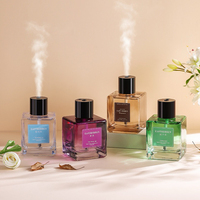 Diffuseur de parfum en verre de 500 ml, vaporisateur réglable sur 5 niveaux, rafraîchisseur d'air pour la maison, l'hôtel, la chambre à coucher, boîte simple, boîte cadeau, vente en gros