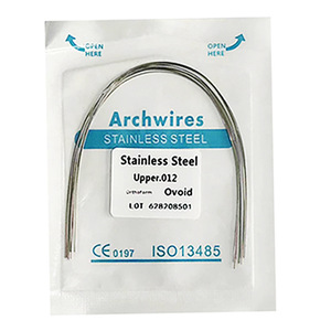 Arcs orthodontiques en acier inoxydable ronds 012 014 016 018 020 pour dents supérieures et inférieures, certifiés CE - Product Image 2