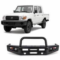 Barre de protection avant en acier robuste pour Toyota Land Cruiser FJ76 FJ78 FJ79 2007 2016 4x4 tout-terrain en acier à partir du pare-chocs