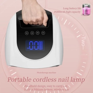 Cordless LED Light Dryer for Gel Polish Nail Art 2026 New Arrival Professional 96W Rechargeable UV Nail <b>Lamp</b> - Product Image 5