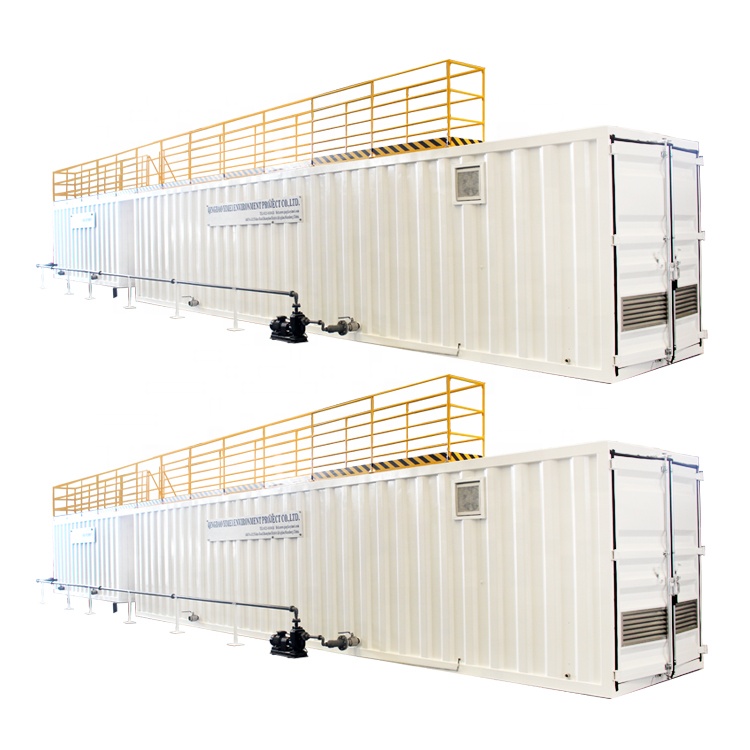 Контейнерная установка для очистки сточных вод MBBR для обработки бытовых и промышленных сточных вод WWTP