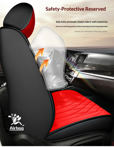 Fundas de Asiento de Coche de Cuero <span class=keywords><strong>Gris</strong></span> Resistente, Diseño Moderno Antideslizante, Juego Completo Universal para 5 Plazas, Compatible con <span class=keywords><strong>Dacia</strong></span> Sandero Stepway <span class=keywords><strong>Duster</strong></span> Jogger - Product Image 4