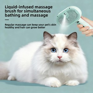 Peigne de toilettage pour animaux de compagnie à pulvérisation dense, pour le nettoyage et le démêlage des poils, pour chiens et chats - Product Image 4