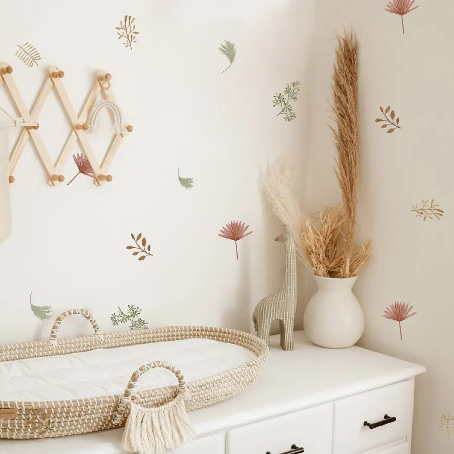 Dry branches boho diy wall sticker for bay room