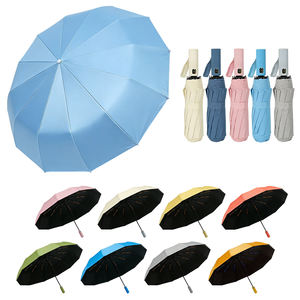 Paraguas Plegable de 3 Secciones Más Popular, Protección UV Contra la Lluvia y el Sol, Diseño Moderno para Viajes, con Impresión de Logotipo - Product Image 5