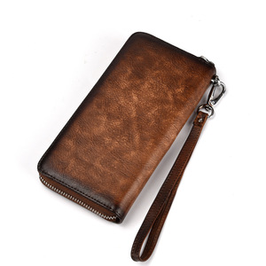 Wallet <b>Purse</b> for Women Girls Genuine Cow Leather Vintage Retro Fashion Clutch Bag Party - Product Image 3