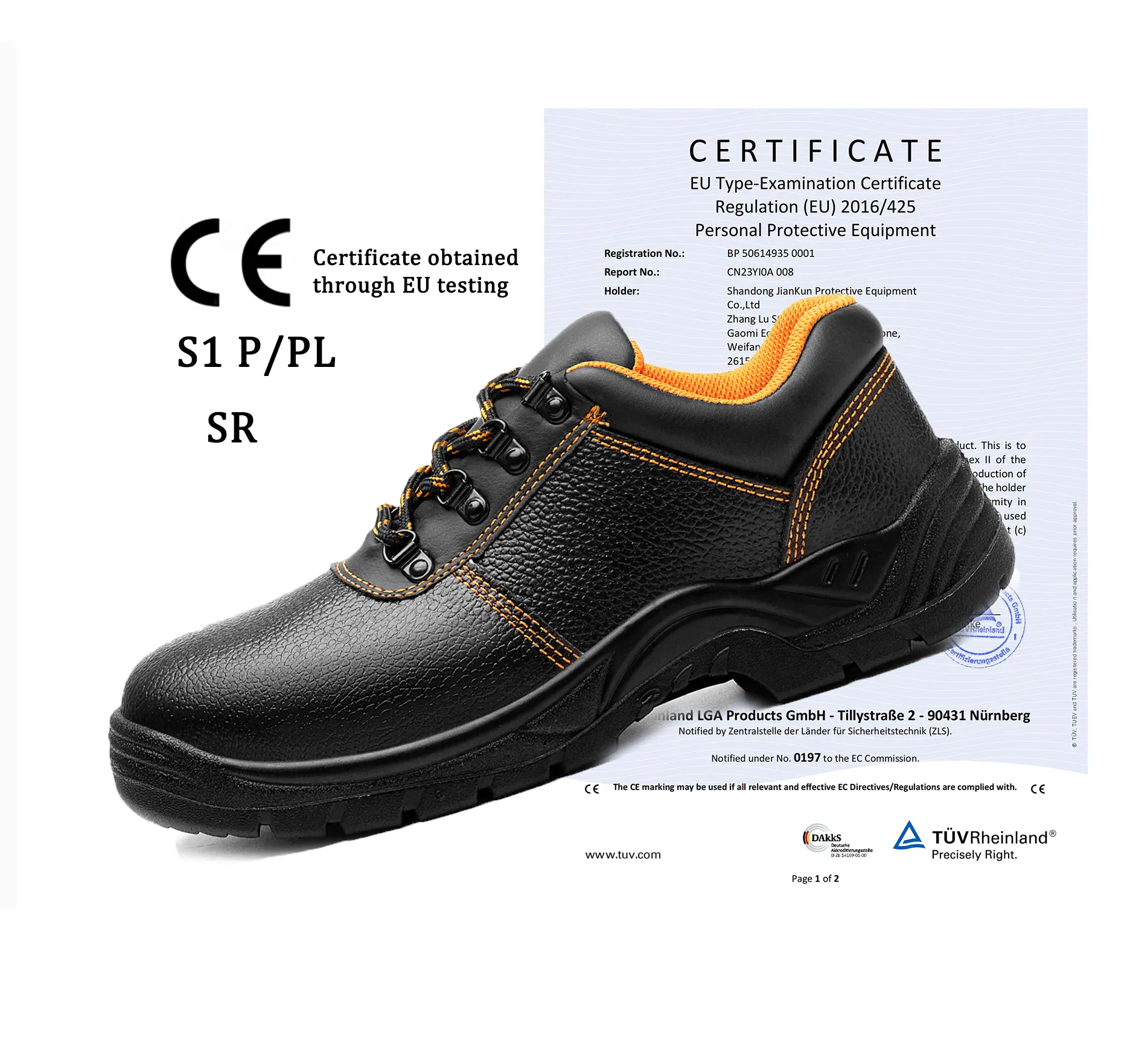 JIANKUN сертификат CE мини-платформа анти-разбивание и прокол статическая защита Нескользящая настраиваемая искусственная подошва защитная обувь
