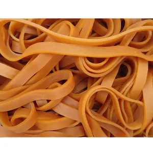 SDPSIDiameter 95mm-190mm Width 6mm-30mm Yellow High Elastic Rubber Bands Supplies Stretchable Latex Rings Thickness 3mm