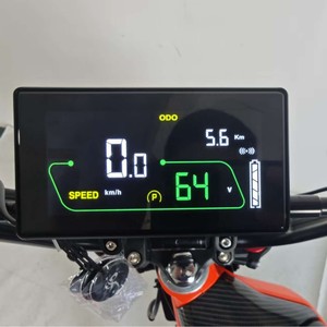 Moto électrique 1500W 2000W avec moteur sans balais, rouge et noir, tout-terrain, pour adultes, course, VTT, vitesse maximale de 65-75 km/h - Product Image 2