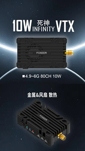 Módulo VTX Original Foxeer 4.9G~6G Reaper 10W 80CH para Vehículo Autónomo RC, Quadcopter y Avión - Product Image 4