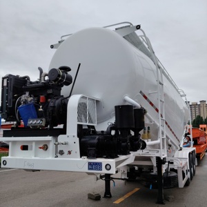 Fabricant professionnel fournissant une semi-remorque citerne à 3 essieux de 45 m³ pour le transport de ciment en vrac à vendre - Product Image 4
