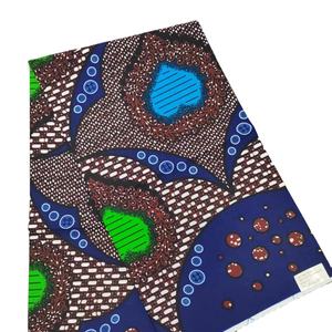 Nouvelle Arrivée Tissu Africain Imprimé Ankara Wax Véritable Garanti 100% Coton Vente Chaude - Product Image 1