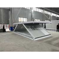 Construction rapide minuscule mobile Z Type paquet plat modulaire intégré pliant conteneur maison Portable préfabriqué pour une utilisation en hôtel