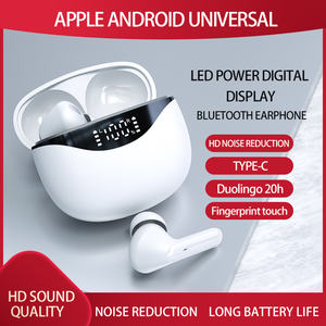 Aoolif หูฟังเอียร์บัด LB-22ระบบสัมผัสอัจฉริยะ,V5.1 Tws หูฟังสเตอริโอชนิด C 9D พร้อมกล่องชาร์จ - Product Image 2