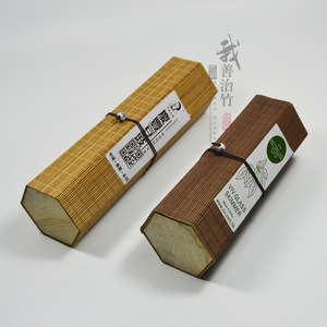 Bamboo Hexagonal Box Custom Made For Mooncake Packaging With Logo Printing China Origin - Product Image 1