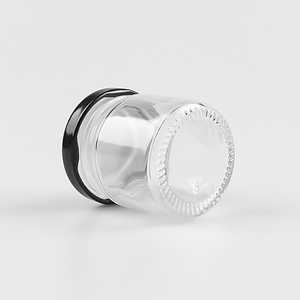 Pot à miel en verre transparent de style classique de 40 ml avec couvercle à visser - Product Image 4