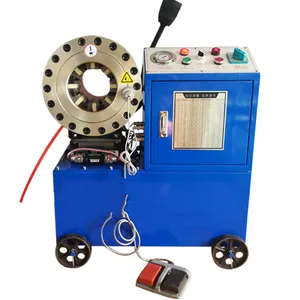 हाइड्रोलिक तेल नली क्रिम्पिंग मशीन स्टील पाइप लॉकिंग मशीन उच्च दबाव नली क्रिम्पिंग मशीन