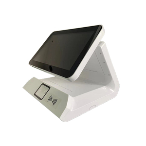 Sistema POS táctil de doble pantalla, precio minorista operado por Android, caja registradora, máquina todo en uno para tienda y <span class=keywords><strong>cajero</strong></span> de supermercado - Product Image 2