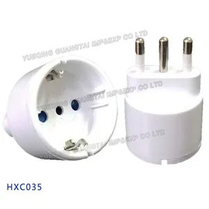 Gute Qualität 10A Italienischer Stecker an 16A Italienischer Steckdosen adapter für Italien