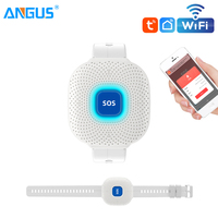 Pulsera Inteligente Tuya con WiFi, Resistente al Agua, Alerta de Seguridad SOS, Alarma de Caídas para Personas Mayores, Botón de Pánico, Reloj de Alerta de Emergencia para el Hogar