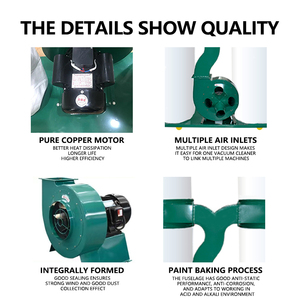 Cao áp lực tiêu cực gỗ Máy cắt Bụi <span class=keywords><strong>Collector</strong></span> mf9075 cho bột Máy phay - Product Image 4